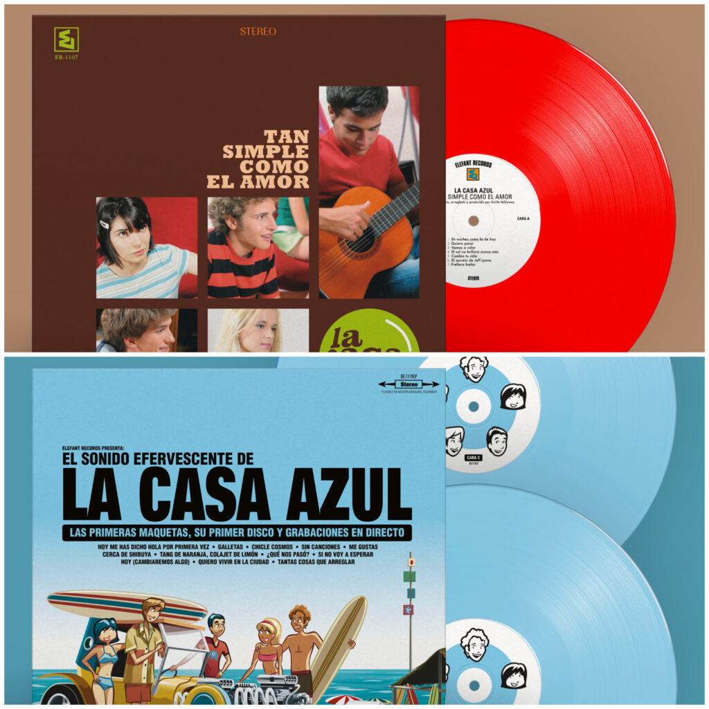 Imagen destacada de noticia: LA CASA AZUL reediciones en vinilo Tan Simple Como EL Amor y El Sonido Efervescente De La Casa Azul